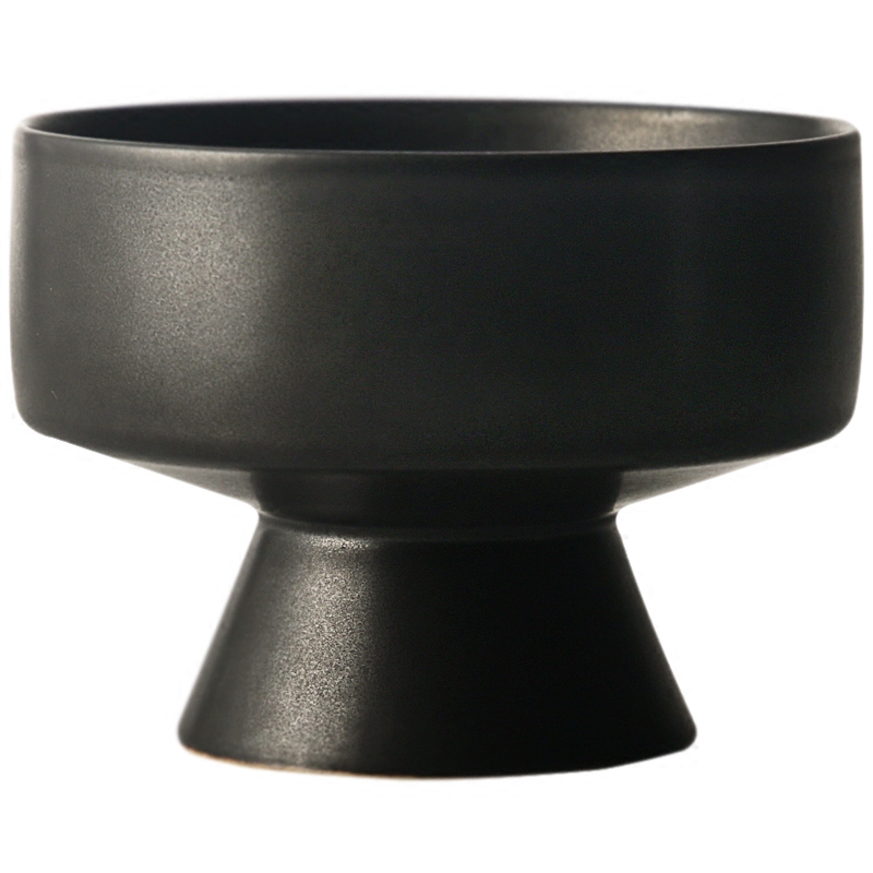 About Nine soil coarse pottery Japanese compote soup bowl dessert tray household ceramic tea floret furnishing articles by hand