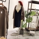 MY0022 chỉ nhà tốt dây xoắn móc mỏng mohair dài áo len pha trộn áo len cardigan áo len nữ hàng hiệu Cardigan