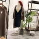 MY0022 chỉ nhà tốt dây xoắn móc mỏng mohair dài áo len pha trộn áo len cardigan