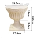 Ngà trắng Roman Flowerpot Champagne Light Coffee Lễ hội đạo cụ đám cưới Set booth Vase Flower - Vase / Bồn hoa & Kệ