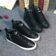 Mùa thu mới giày cao của phụ nữ giày sneaker nữ trắng Plimsolls