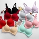 Xia Wei nữ cảm giác không có dấu vết kích thước lớn đồ lót không có vòng thép áo ngực ABC cup bra điều chỉnh đồ lót áo ngực đẹp Bộ đồ lót