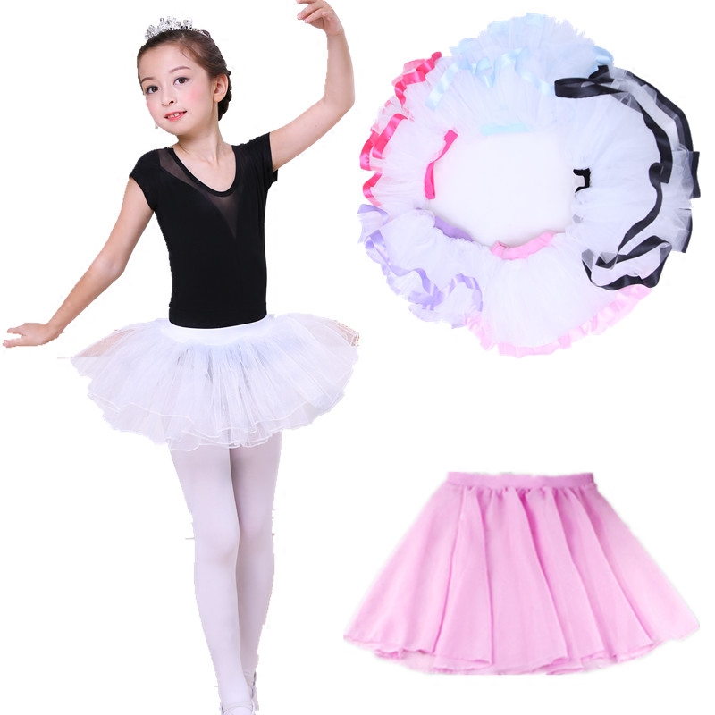 Six-1 Children Dance Practice Snow Spinning Snow-tight Pungle Dress Half Dress Ballet