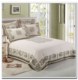 Summer Fishmaner cotton and linen single-piece double sheet pillowcase three-piece bed cover thickened anti-slip coarse fabric anti-static