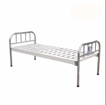 Hospital bed nursing bed ordinary hospital bed flat bed stainless steel hospital bed spray-painted hospital bed