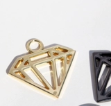 Качественный бриллиантовый металлический брелок, аксессуар, аксессуары, золотой цвет