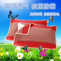 Khăn gối cũ bằng vải thô cặp bông bốn mùa cotton và vải lanh dành cho người lớn khăn dày tăng không phai màu chống mùa vỏ gối