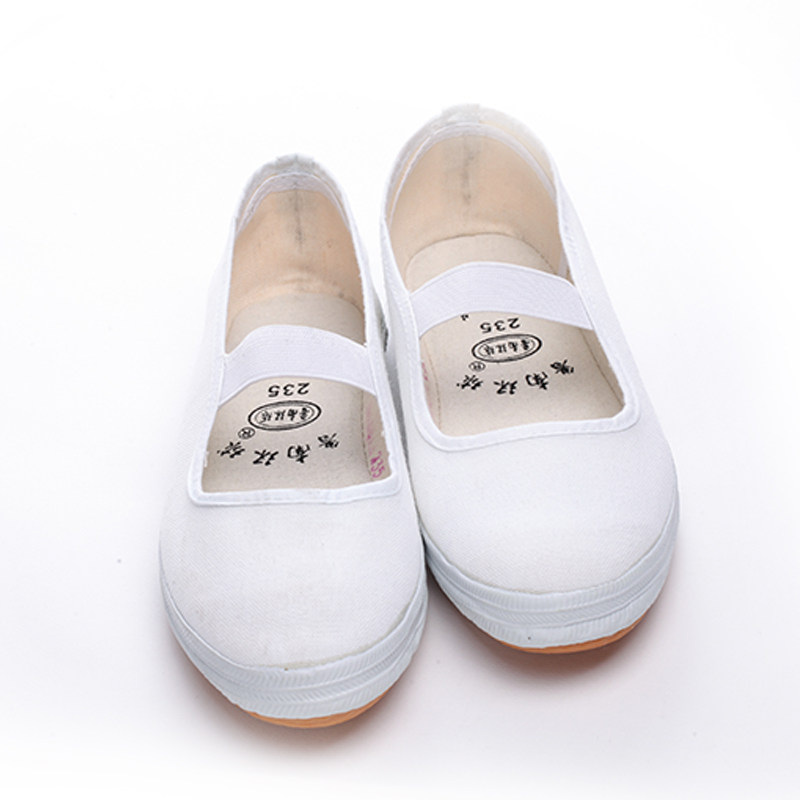 Nursery school white shoe girl baby indoor gymnastic shoes