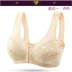 Áo ngực cotton mỏng không có vòng thép phía trước khóa trung niên và người cao tuổi cỡ lớn vest đồ lót nữ phổ quát quần lót Cộng với kích thước Bras