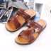 Thành Đô 2018 dép nam mới chống trượt dép đi biển bình thường dép nam giày tăng chiều cao nam Sandal