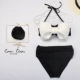 Ưu đãi đặc biệt nữ nơ đen dễ thương áo tắm nữ bikini gợi cảm 17033 - Bikinis