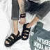 Giày nam đế xuồng mùa hè mới Việt Nam sandal đế dày hở ngón tăng phiên bản Hàn Quốc của sandal đôi giày đi biển đôi Sandal