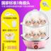 xửng hấp inox Sử dụng bánh gà bổ dưỡng để điều chỉnh cháo gia đình mini cháo nhân tạo nồi hấp inox máy luộc trứng hấp - Nồi trứng nồi lẩu mini dùng điện Nồi trứng