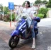 Xe máy điện phía trước kính chắn gió mưa trong suốt kính chắn gió đạp xe phụ nữ dày xà cạp bốn mùa phổ quát kính chắn gió lead Kính chắn gió trước xe gắn máy