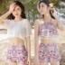 Cặp đôi đồ bơi hot suối nữ chia ba hoặc bốn bộ bikini nhỏ gợi cảm bikini mỏng bảo thủ quần đi biển - Vài đồ bơi Vài đồ bơi