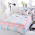 Mùa xuân trải giường cotton satin jacquard gia đình bốn váy ngủ phong cách châu Âu DN giường bedspread giường đặt phần mỏng - Váy Petti Váy Petti