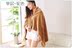Giải trí điều hòa không khí chăn mền quấn một nút chăn vai vai đơn giản dị chăn màu đầu gối vai khóa ngôi nhà mùa hè - Ném / Chăn chăn nỉ cao cấp Ném / Chăn
