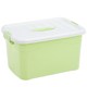 hộp nhựa 4 ngăn Trung bình 65l nhỏ lớn lưu trữ máy tính để bàn hộp lưu trữ nhựa hộp lưu trữ trong suốt hộp lưu trữ thiết bị gia dụng hộp nhựa lớn