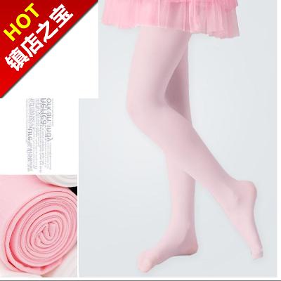 Cô gái nhảy vớ mùa xuân thực hành mùa thu / mùa đông trẻ em thậm chí r pantyhose dày cô gái da đen đáy vớ.