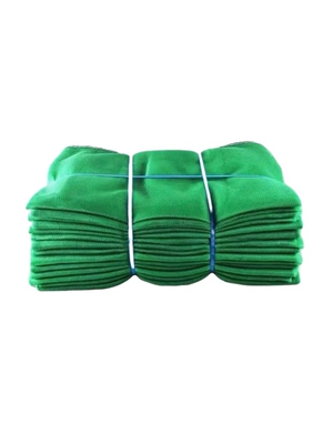 Lưới dày đặc chống cháy lưới an toàn công trường khung bên ngoài kỹ thuật chống bụi lưới chống rơi giàn giáo lưới bảo vệ màu xanh lá cây luoi bao che 