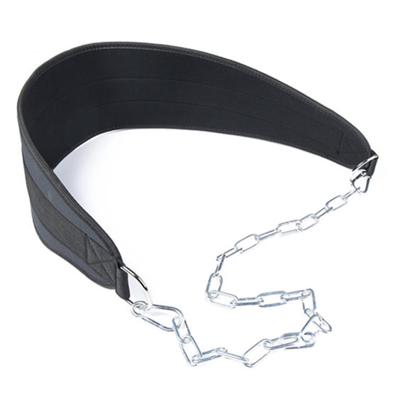 Factory Direct Sales Horizontal Bar Pull-Up Weight-Bearing Belt Iron Chain Barbell Plate Commercial Gym Belt Equipment