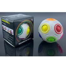 Decompressed Seminal Child Rainbow Chall Ball Magic Cube Toy Intelligence Creation