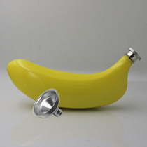 Nianyi 150ml banana wine bottle 304 stainless steel 5 oz fruit wine set portable KTV wine set