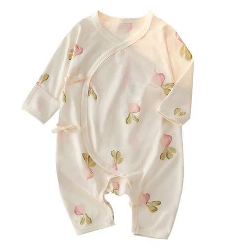 Комбинезон для новорожденных для младенца, хлопковая летняя пижама, боди