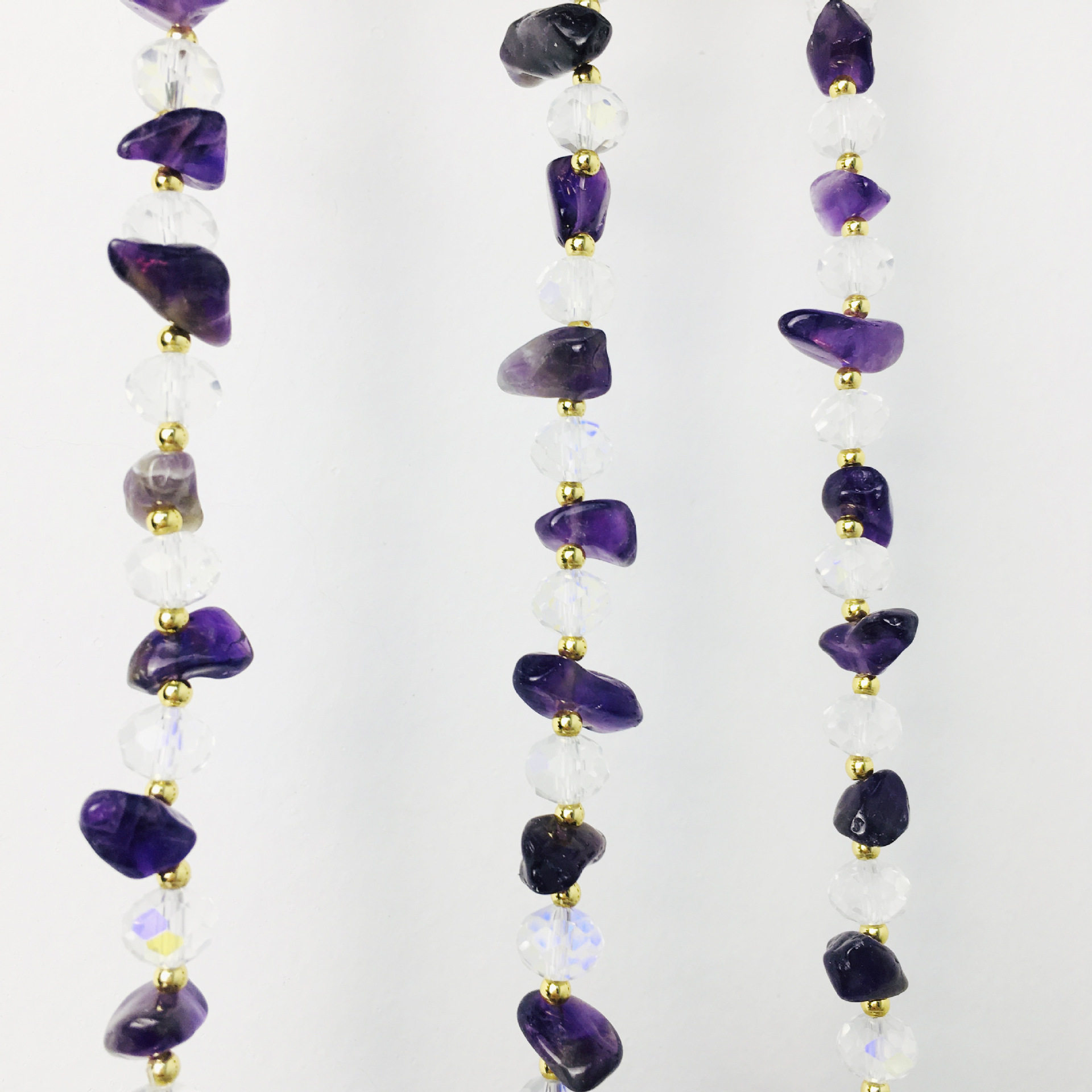 Wall hanging wicker wreath cross-border natural amethyst hand-wound tree of life agate piece wind chime factory wholesale