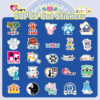 50 veterinary English stickers new cross-border pet hospital chemical pharmacist cartoon graffiti stickers in stock