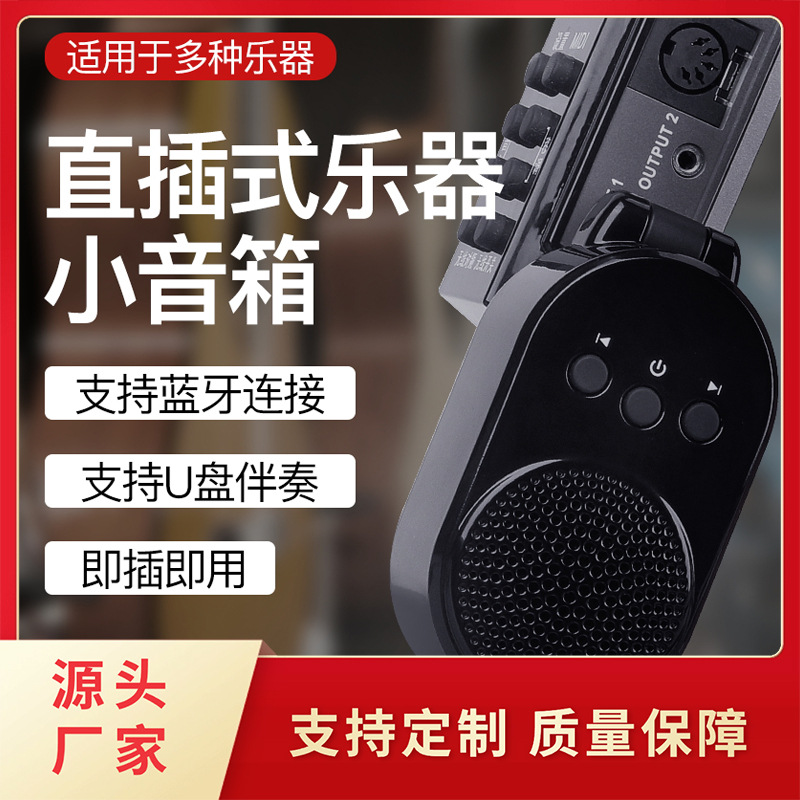 Bluetooth plug - in 5W small speaker IELTS Electric Tube U - disk accompanying stage portable speaker