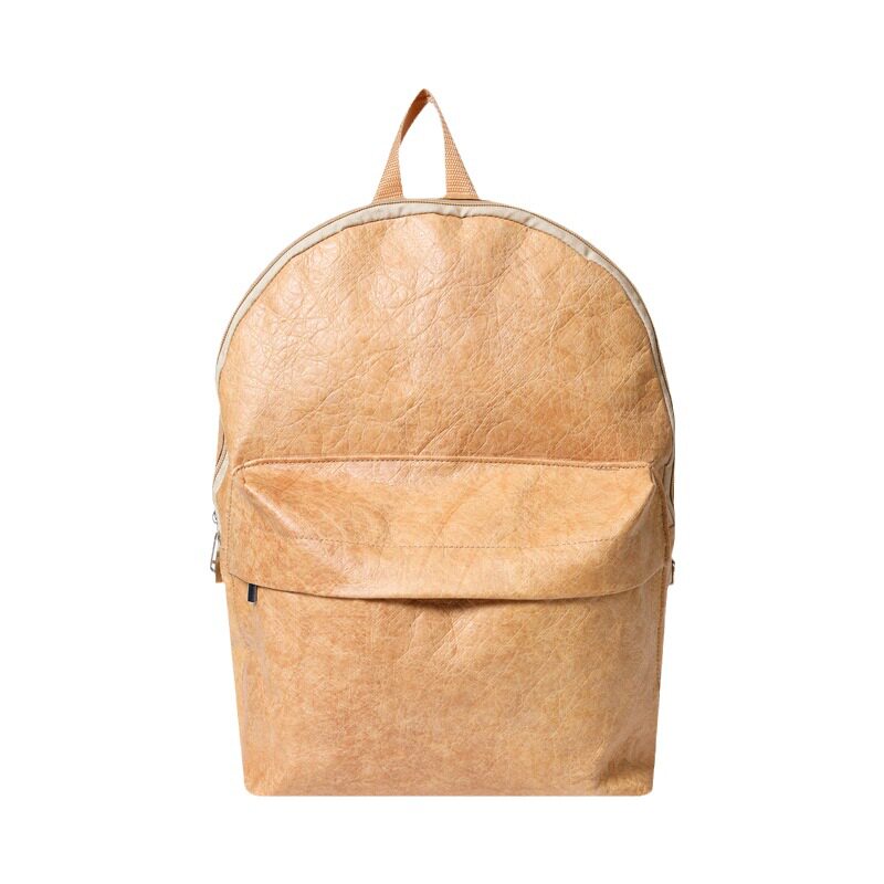 Washed Kraft Tyvek Backpack for Women, Crossbody Handbag and Ins-Style School Bag - Thumbnail 2
