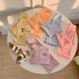 Милая летняя тонкая пижама для девочек, шелковая маска для лица, комплект, детская одежда