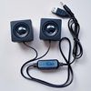 Stick-On Monitor External Speakers Desktop Computer Surround Sound Card Mini USB Small Speakers DIY Desktop Speakers