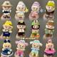 Clothes only suitable for rabu doll clothes 123labubu clothes 17cm pendant doll plush suit skirt