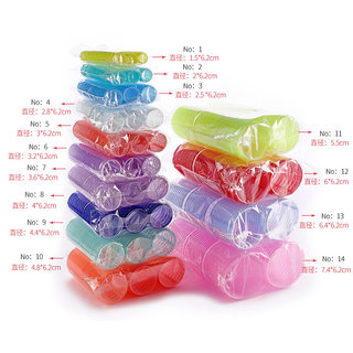 亚马逊八字刘海卷发筒魔术贴自粘发卷ＤＩＹ长款波浪梨花卷发工具