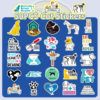 50 veterinary English stickers new cross-border pet hospital chemical pharmacist cartoon graffiti stickers in stock