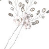 Er Xun Bridal Wedding Hair Accessories Handmade White Soft Clay Flower U-Shaped Hairpin Hair Stick Hair Ornament Cross-Border Exclusive Supply