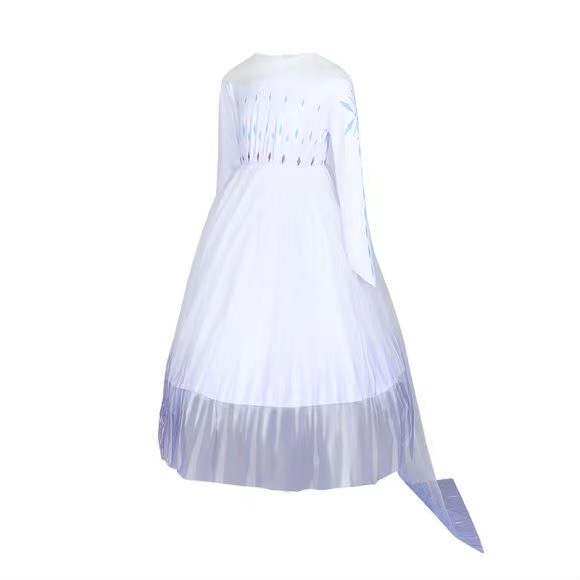 Frozen Elsa Princess Dress Girls' Dress Children's Skirt Elsa Gown Long Dress 2023 Spring and Autumn New Style