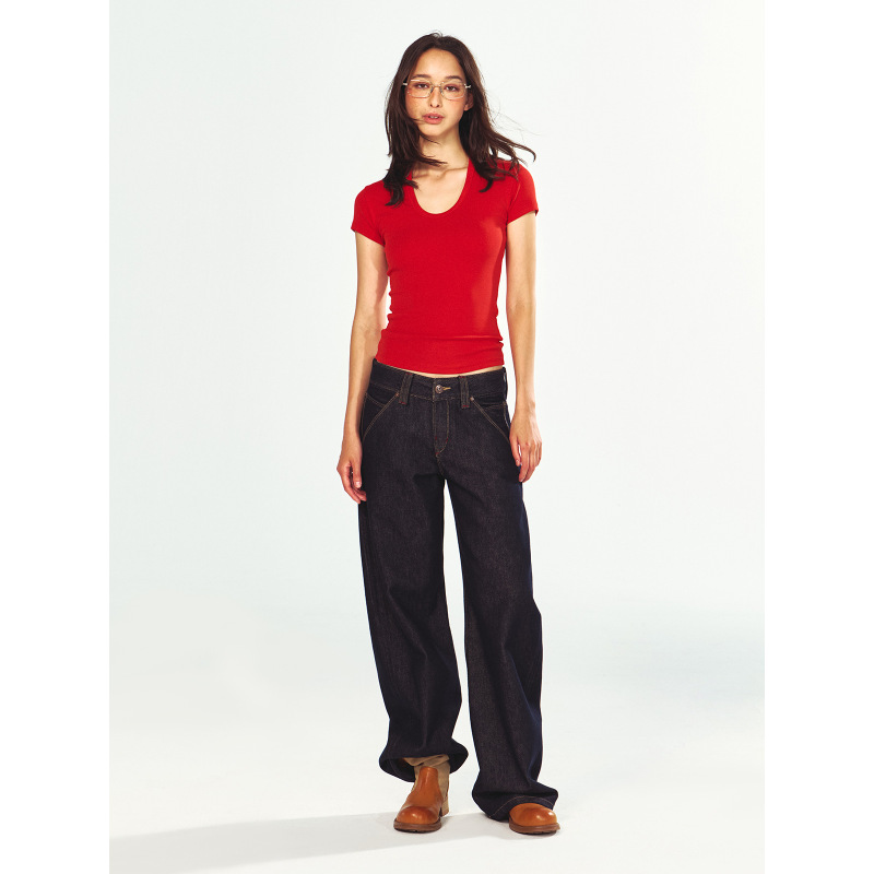 Hello September Black Label New Retro Low-Waist Seam Jeans V63124 Hello September Black Label New Retro Low-Waist Seam Jeans V63124