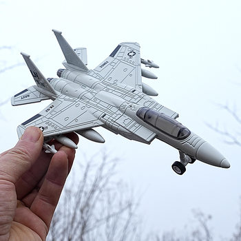Alloy aircraft model f22f14f18