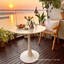 Small Roundtable Network Red Household Table Nordic Simple Rock Table Household Balcony Table