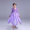 2023 Summer New Style Princess Sophia Dress Girls Dress Girls Summer Dress Mesh Skirt