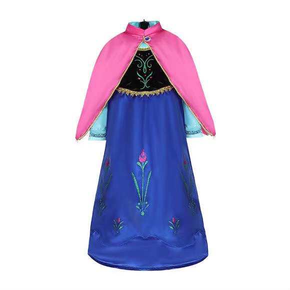 2023 new summer Anna princess dress girls dress children dress wholesale