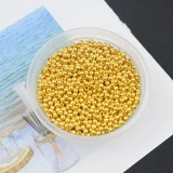 Бусины, браслет из бисера ручной работы, аксессуар, 14 карат, золото и серебро