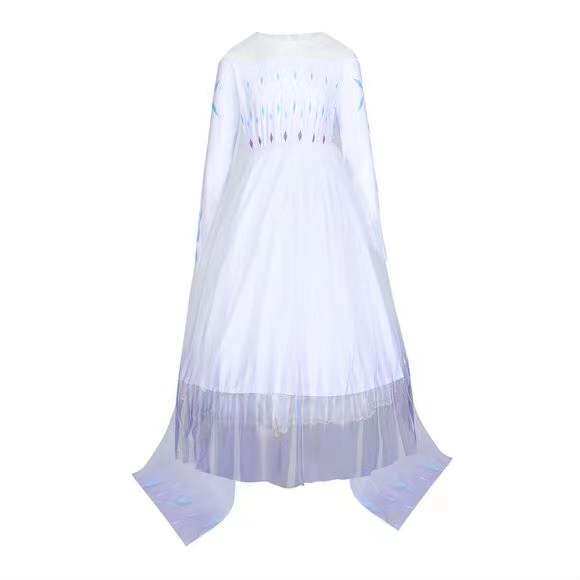 Frozen Elsa Princess Dress Girls' Dress Children's Skirt Elsa Gown Long Dress 2023 Spring and Autumn New Style