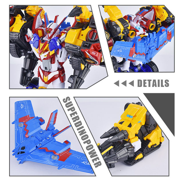 Children's Toba Warrior Mini Agents Super Transformation Seven-In-One Seven-Dazzling Dragon King Robot Transformation Boy Toy