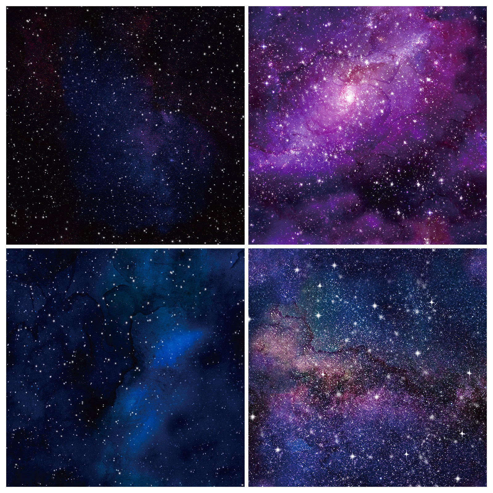 12 sheets/pack Earth Starry Sky DIY Handbook Material Printing Paper Single-sided Handmade Paper Thousand Paper Cranes Children's Origami Paper-cutting