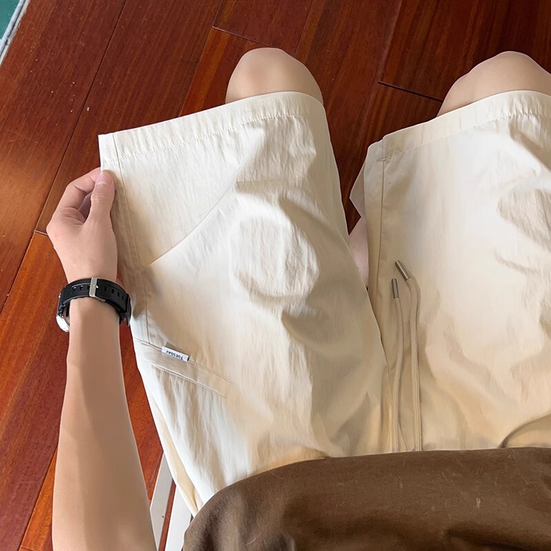 Self Order Quick-Dry Casual Shorts Summer Thin American-Style Basketball Sports Loose Five-Point Beach Shorts