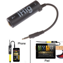 Suitable for Apple guitar sound effect audio adapter Suitable for iPhone ipad guitar cable irig converter